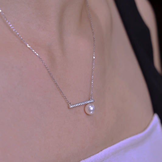 Themis Pendant - 8mm AAAA Pearl Your Way