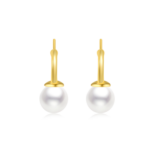 Olivia Earrings - 8mm pearl Your Way