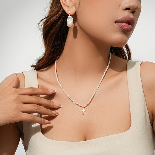 Maria Necklace - 2mm AAAA Freshwater pearl