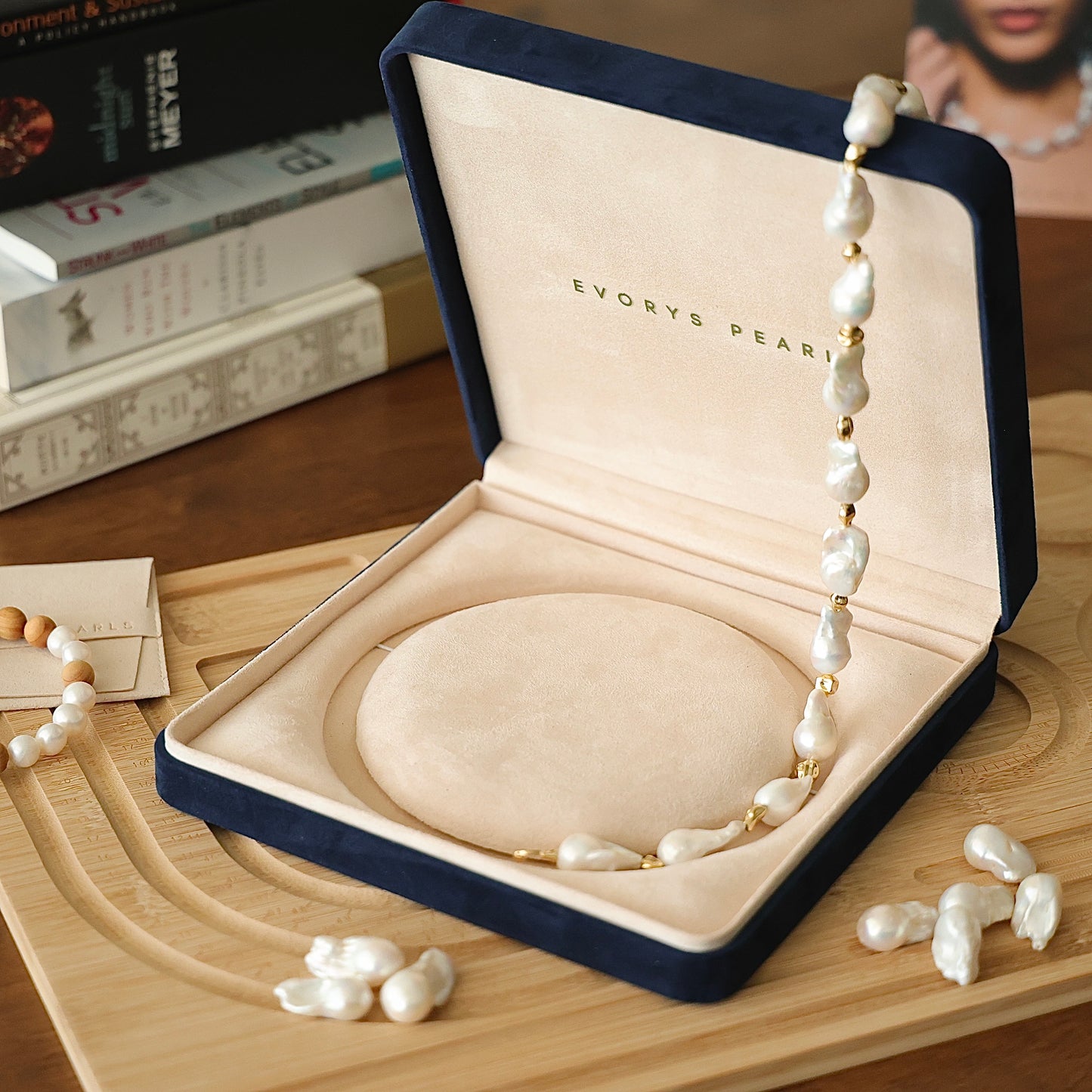 Calypso Necklace - 12mm AAA Baroque Pearls