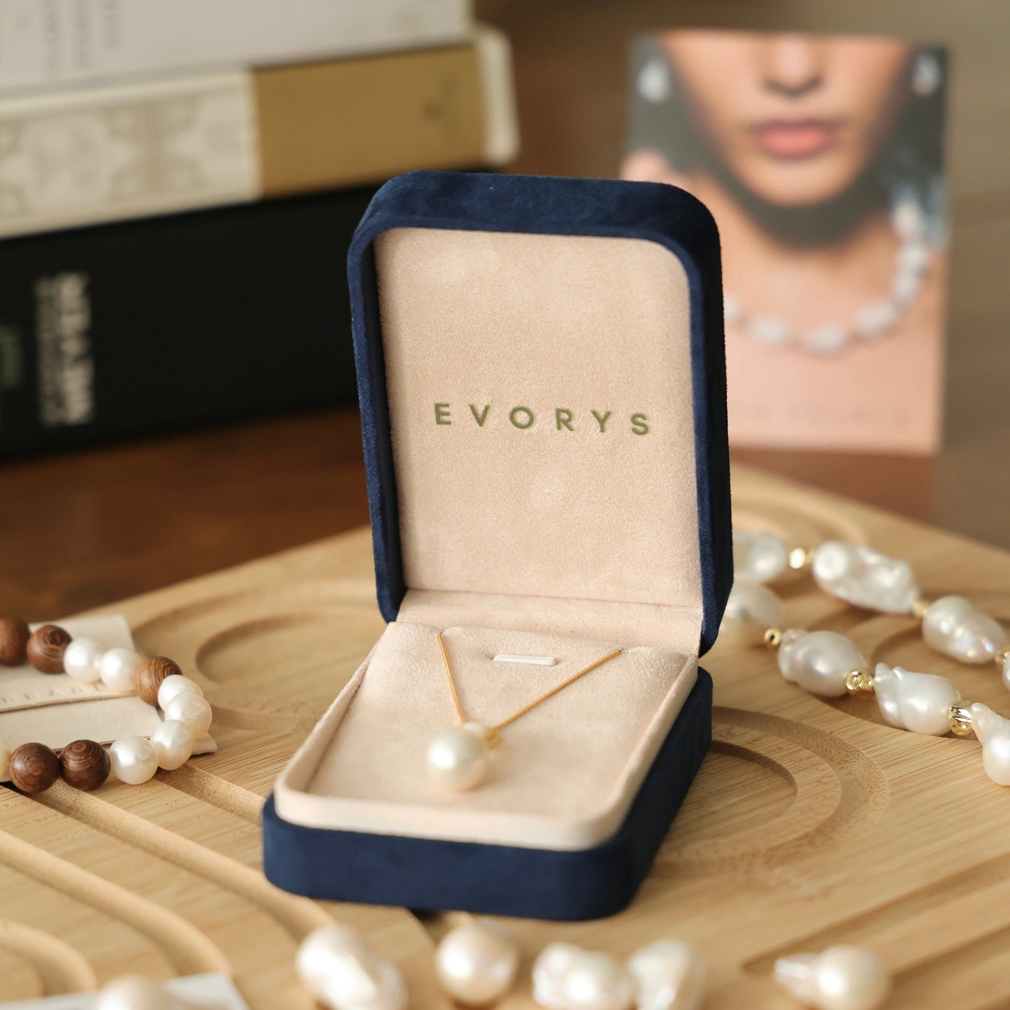 Ashley Pendant - 12mm AAAA Edison Pearl