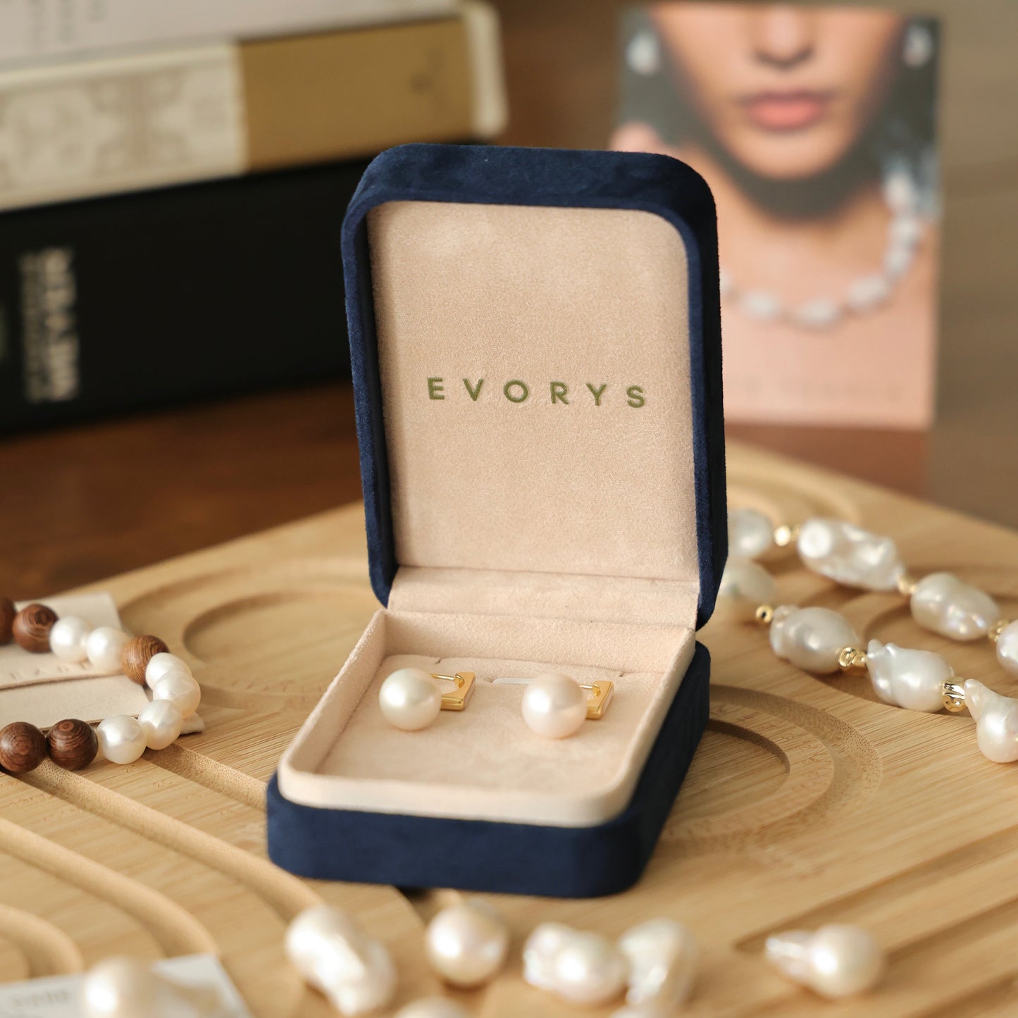 Belle Earrings - 11mm AAAA Pearls