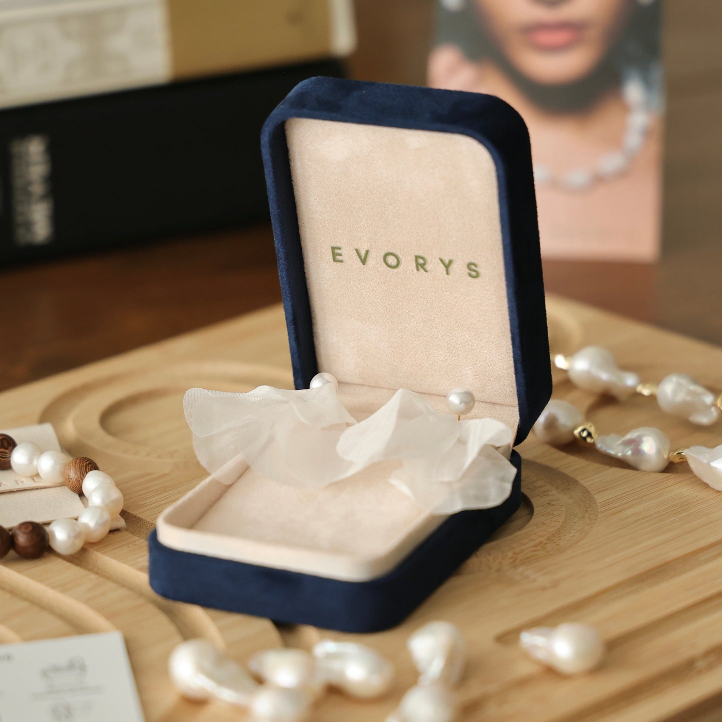 Petal Earrings - 8mm AAAA Freshwater Pearl