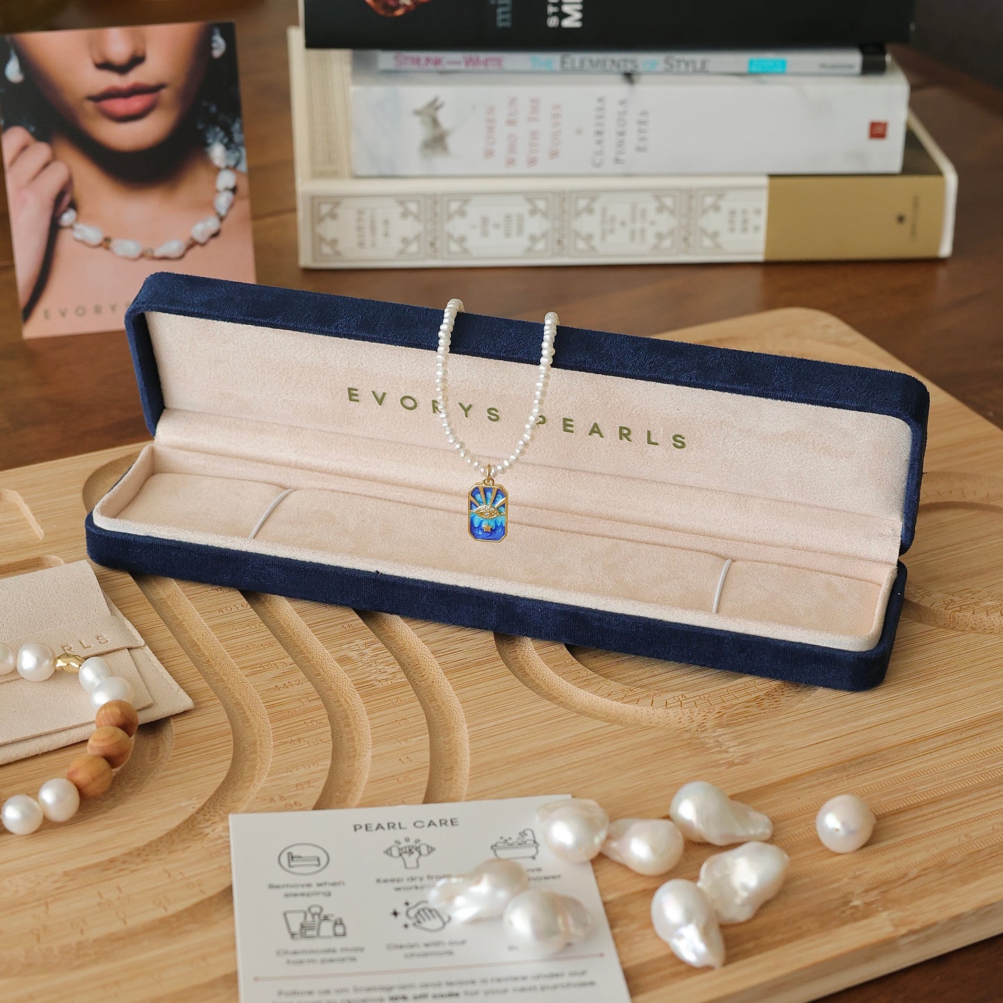 Astraza Necklace - 2mm AAAA Freshwater Pearl