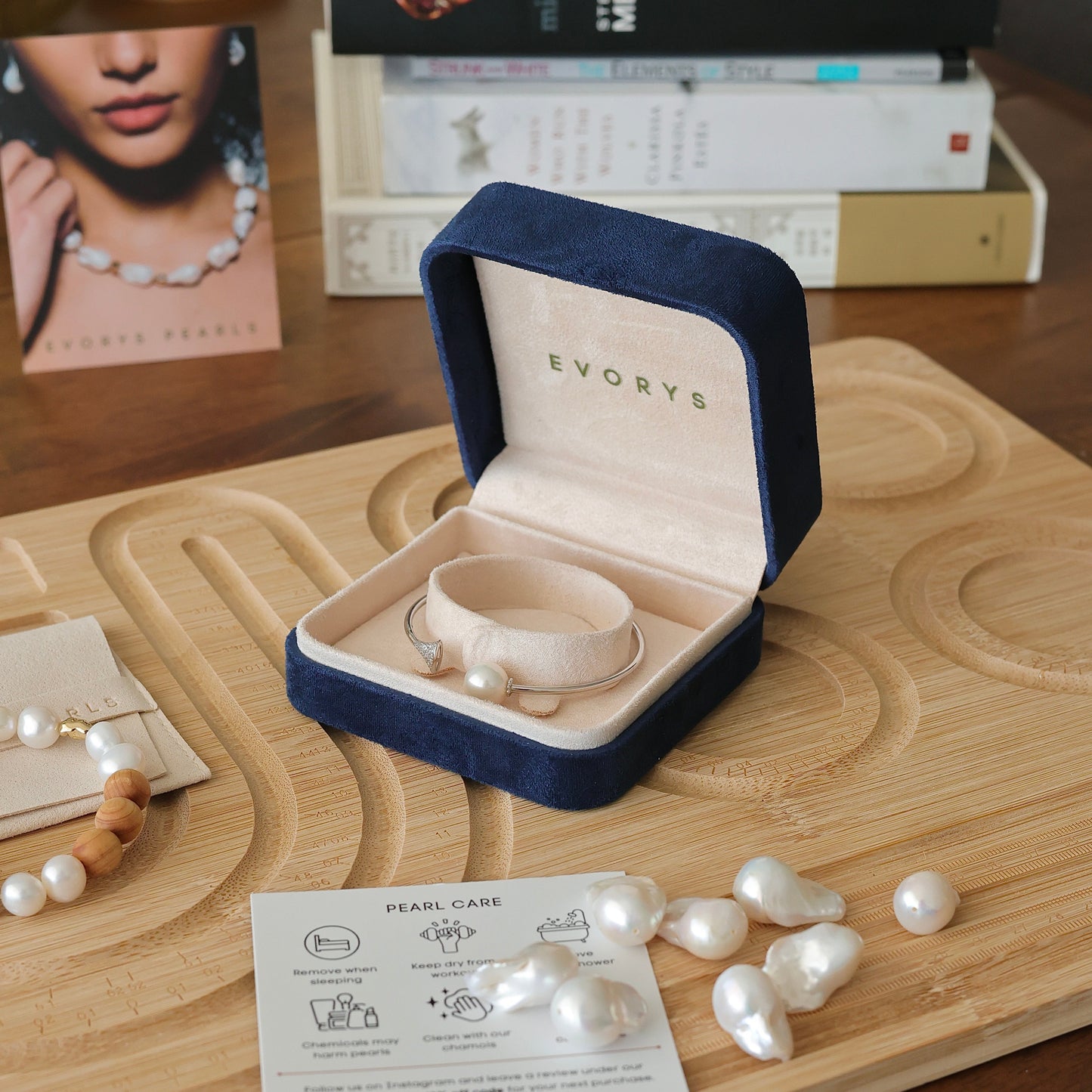 Esme Bangle - 11mm AAAA Freshwater Pearl